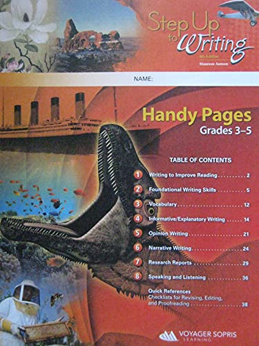 Stock image for Step Up to Writing 4th Edition Handy Pages Grades 3-5 for sale by Your Online Bookstore