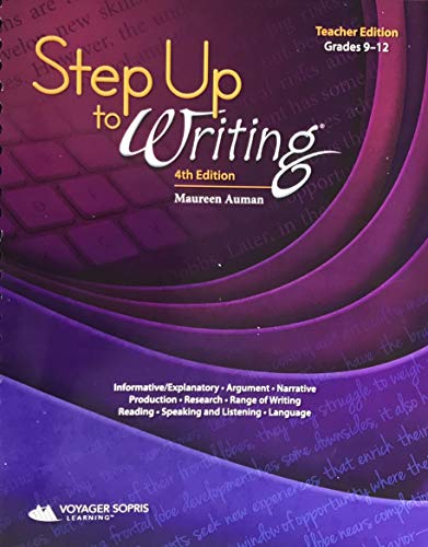 Stock image for Step Up To Writing, Teacher Edition Grades 9-12, 4th Edition, c. 2016 for sale by Wizard Books