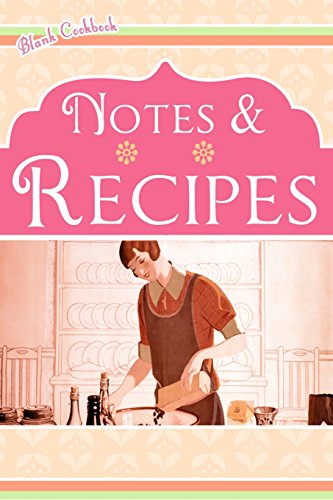 Beispielbild fr Blank Cookbook: Notes & Recipes Book (Pink) zum Verkauf von Buchpark