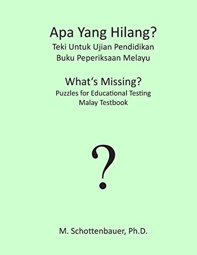 Beispielbild fr APA Yang Hilang? Teki Untuk Ujian Pendidikan: Buku Peperiksaan Melayu (Malay Edition) zum Verkauf von Lucky's Textbooks