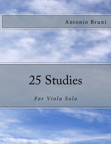 Imagen de archivo de 25 Studies: For Viola Solo a la venta por Revaluation Books