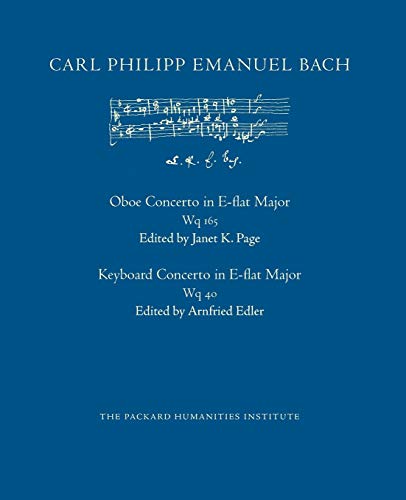 Stock image for Oboe Concerto in E-Flat Major WQ 165 for sale by Revaluation Books