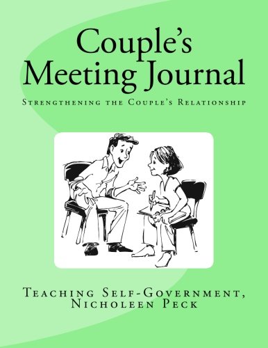 Beispielbild fr Couples Meeting Journal: with extra space for notes about children and other topics (TSG Tools) zum Verkauf von Upward Bound Books