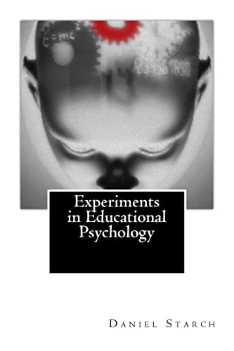 Stock image for Experiments in Educational Psychology for sale by Lucky's Textbooks