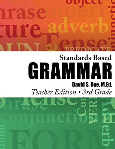 Beispielbild fr Standards Based Grammar: Grade 3: Teacher Edition zum Verkauf von Lucky's Textbooks