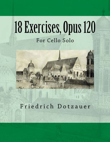 Stock image for 18 Exercises, Opus 120: For Cello Solo for sale by Revaluation Books