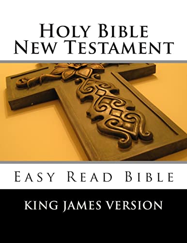 Stock image for Holy Bible New Testament King James Version: Easy Read Bible for sale by Half Price Books Inc.