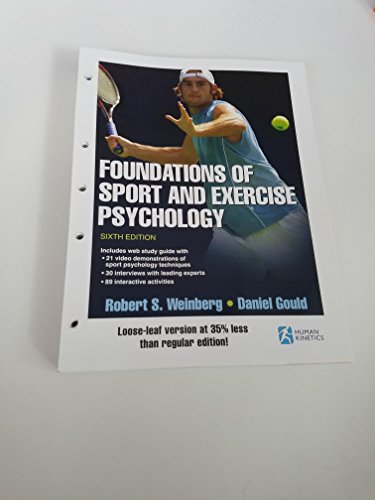 Stock image for Foundations of Sport and Exercise Psychology With Web Study Guide for sale by SGS Trading Inc