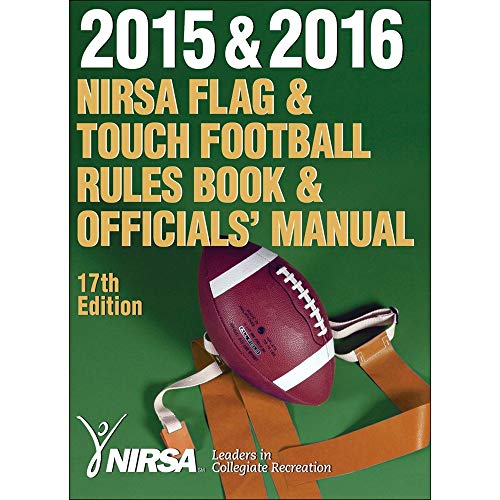 9781492552451: 2017 & 2018 Nirsa Flag & Touch Football Rules Book & Officials' Manual