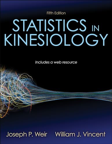 Imagen de archivo de Statistics in Kinesiology a la venta por Better World Books
