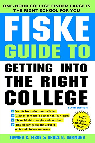 Beispielbild fr Fiske Guide to Getting Into the Right College zum Verkauf von SecondSale