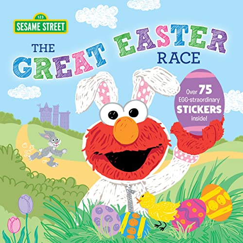 Imagen de archivo de The Great Easter Race!: An Egg-straordinary Spring Story with Elmo, Cookie Monster, and Friends! (Sesame Street Scribbles) a la venta por BooksRun