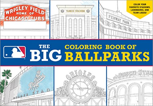 Stock image for Major League Baseball: The Big Coloring Book of Ballparks (Hawk's Nest Activity Books) for sale by GF Books, Inc.