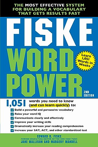 Imagen de archivo de Fiske WordPower: The Most Effective System for Building a Vocabulary That Gets Results Fast a la venta por ZBK Books