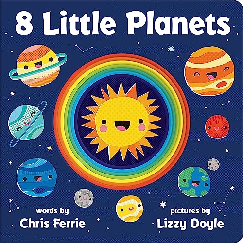 Beispielbild fr 8 Little Planets: A Solar System Book for Kids with Unique Planet Cutouts zum Verkauf von Once Upon A Time Books