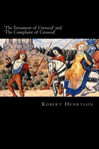 Beispielbild fr The Testament of Cresseid and The Complaint of Cresseid zum Verkauf von Reuseabook