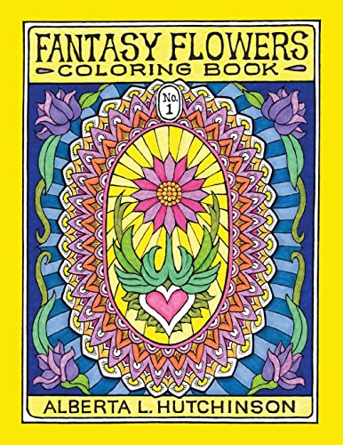 Beispielbild fr Fantasy Flowers Coloring Book No. 1: 24 Designs in Elaborate Oval Frames (Sacred Design Series) zum Verkauf von Save With Sam