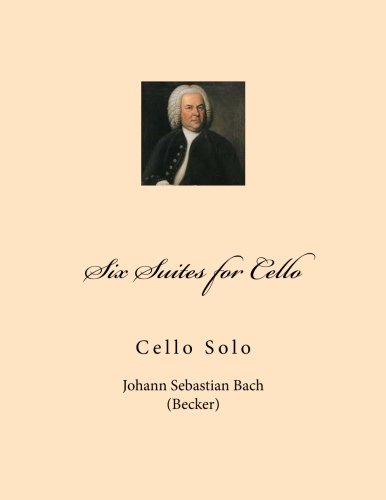 Imagen de archivo de Six Suites for Cello a la venta por Revaluation Books