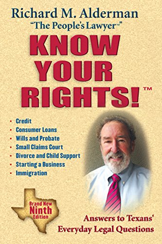 Stock image for KNOW YOUR RIGHTS:ANSWERS TO TEXANS 9ED Format: Paperback for sale by INDOO