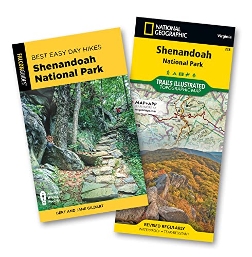9781493063819: Best Easy Day Hiking Guide Shenandoah National Park / National Geographic Trails Illustrated Map Shenandoah National Park