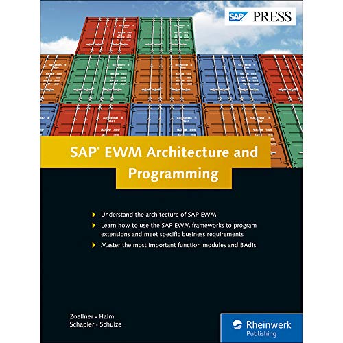 Stock image for SAP EWM Architecture and Programming (SAP PRESS: englisch) for sale by medimops