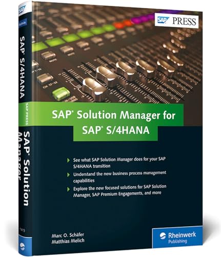 Stock image for SAP Solution Manager for SAP S/4HANA: Managing Your Digital Business (SAP PRESS: englisch) for sale by medimops