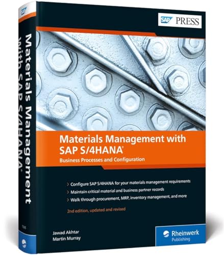 Imagen de archivo de Materials Management with SAP S/4HANA: Business Processes and Configuration (2nd Edition) (SAP PRESS) a la venta por BooksRun
