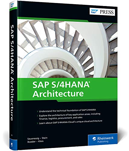 Imagen de archivo de SAP S/4HANA Architecture (SAP PRESS) a la venta por suffolkbooks