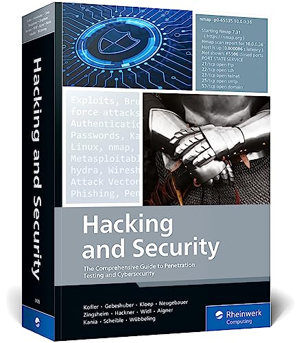 Beispielbild fr Hacking and Security: The Comprehensive Guide to Penetration Testing and Cybersecurity (Rheinwerk Computing) [Paperback] Kofler, Michael; Gebeshuber, Klaus; Kloep, Peter; Neugebauer, Frank; Zingsheim zum Verkauf von Lakeside Books