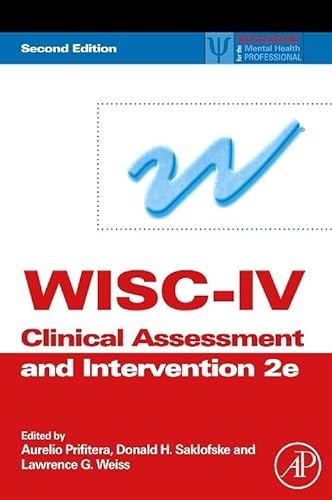 Imagen de archivo de WISC-IV Clinical Assessment and Intervention a la venta por Revaluation Books