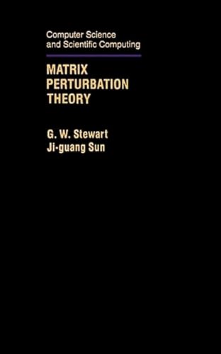 9781493301997: Matrix Perturbation Theory (Computer Science and Scientific Computing)