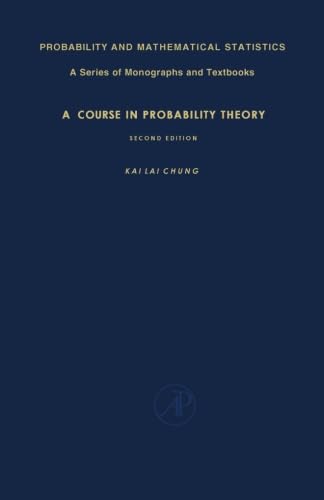 Immagine dell'editore per A Course in Probability Theory venduto da Revaluation Books