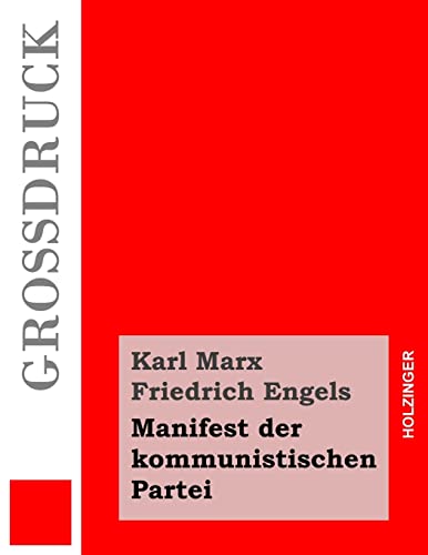 9781493559060: Manifest der kommunistischen Partei (Grodruck)