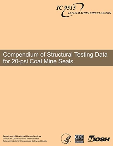 Stock image for Compendium of Structural Testing Data for 20-psi Coal Mine Seals for sale by Lucky's Textbooks