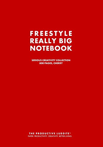 Imagen de archivo de Freestyle Really Big Notebook, Serious Creativity Collection, 800 Pages, Cherry a la venta por SecondSale