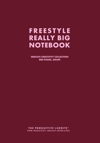 9781493627059: Freestyle Really Big Notebook, Serious Creativity Collection, 800 Pages, Grape
