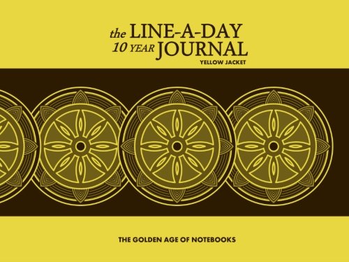 Beispielbild fr The Line-A-Day 10 Year Journal: Yellow Jacket zum Verkauf von JR Books