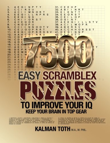 Stock image for 7500 Easy Scramblex Puzzles To Improve Your IQ for sale by THE SAINT BOOKSTORE