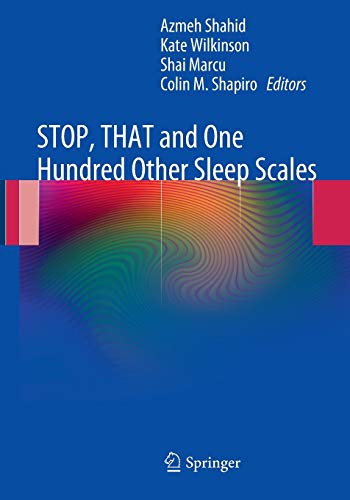 Beispielbild fr STOP, THAT and One Hundred Other Sleep Scales zum Verkauf von Lucky's Textbooks