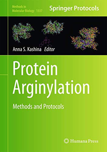 Beispielbild fr Protein Arginylation. Methods and Protocols. zum Verkauf von Gast & Hoyer GmbH