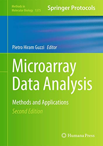 9781493931729: Microarray Data Analysis: Methods and Applications: 1375 (Methods in Molecular Biology)
