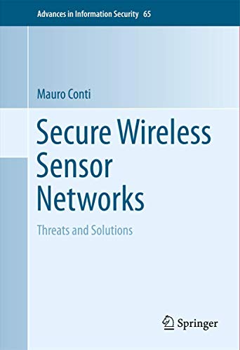 Imagen de archivo de Secure Wireless Sensor Networks : Threats and Solutions a la venta por Buchpark