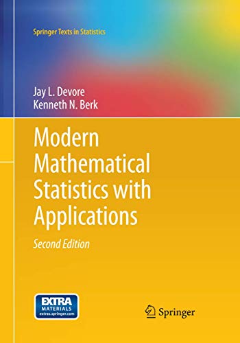 Beispielbild fr Modern Mathematical Statistics With Applications zum Verkauf von Anybook.com