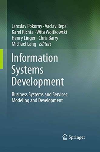 Imagen de archivo de Information Systems Development: Business Systems and Services: Modeling and Development a la venta por Ria Christie Collections