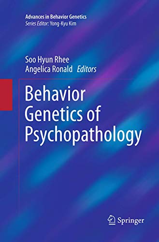 9781493953004: Behavior Genetics of Psychopathology (Advances in Behavior Genetics, 2)