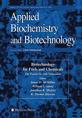 9781493956487: Twenty-Seventh Symposium on Biotechnology for Fuels and Chemicals (ABAB Symposium)
