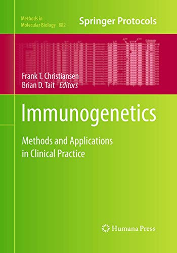 Stock image for Immunogenetics: Methods and Applications in Clinical Practice (Methods in Molecular Biology, 882) for sale by Lucky's Textbooks