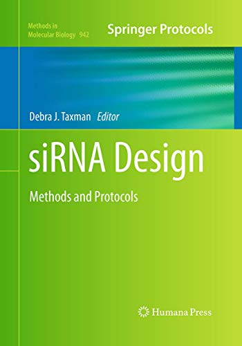 Stock image for siRNA Design: Methods and Protocols (Methods in Molecular Biology, 942) for sale by Lucky's Textbooks