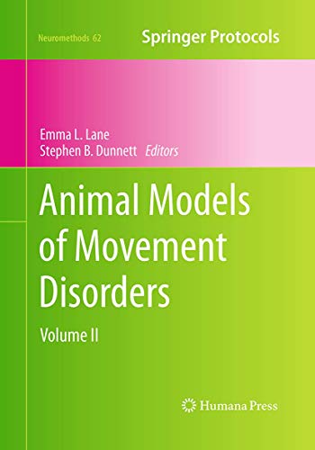 Beispielbild fr Animal Models of Movement Disorders: Volume II (Neuromethods, 62) zum Verkauf von Lucky's Textbooks