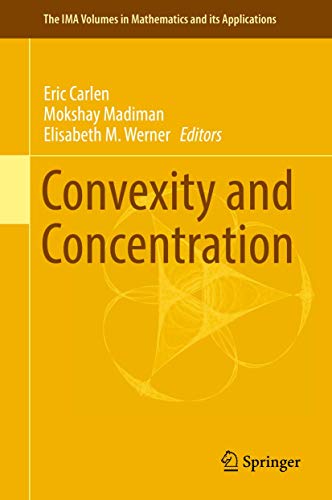 Stock image for Convexity and Concentration for sale by Revaluation Books